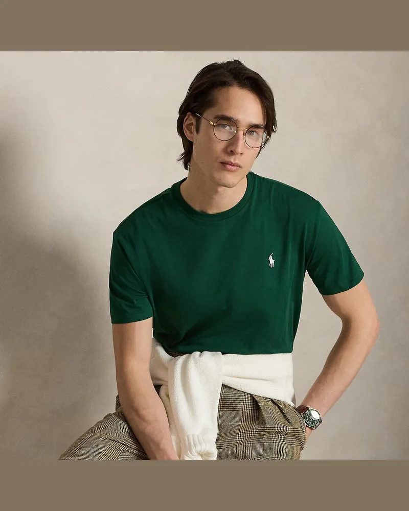 Ralph Lauren Custom-Slim-Fit Jersey-T-Shirt Green