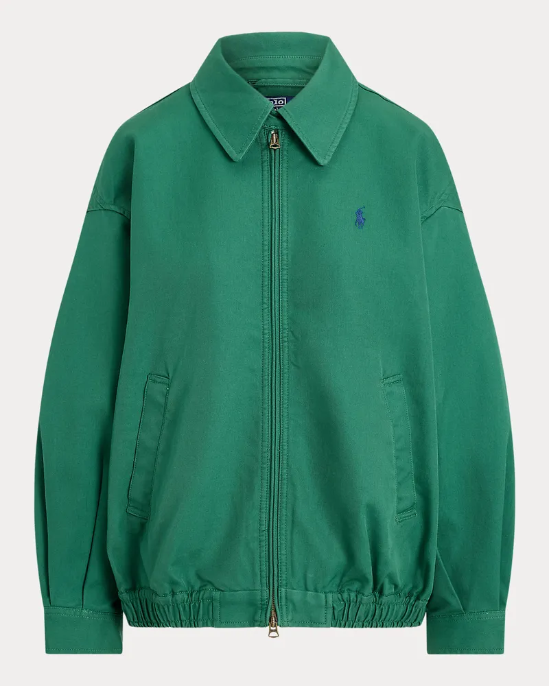 Ralph Lauren Oversize-Fit Windjacke aus Baumwolle Green