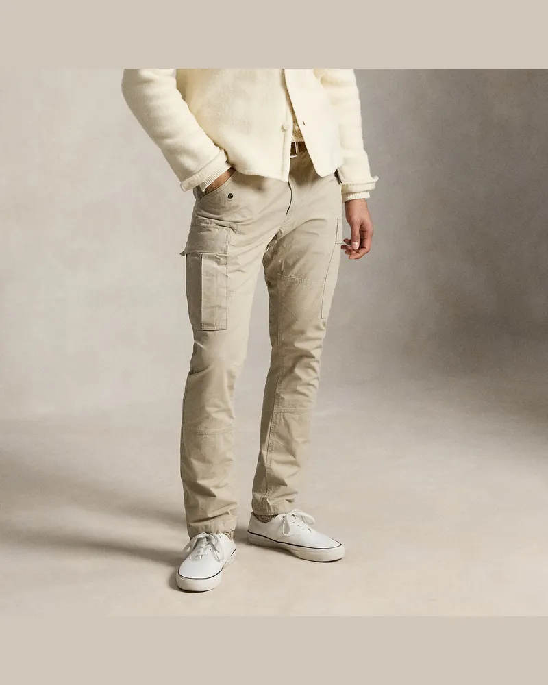 Ralph Lauren Slim-Fit Cargohose aus Segeltuch Tan