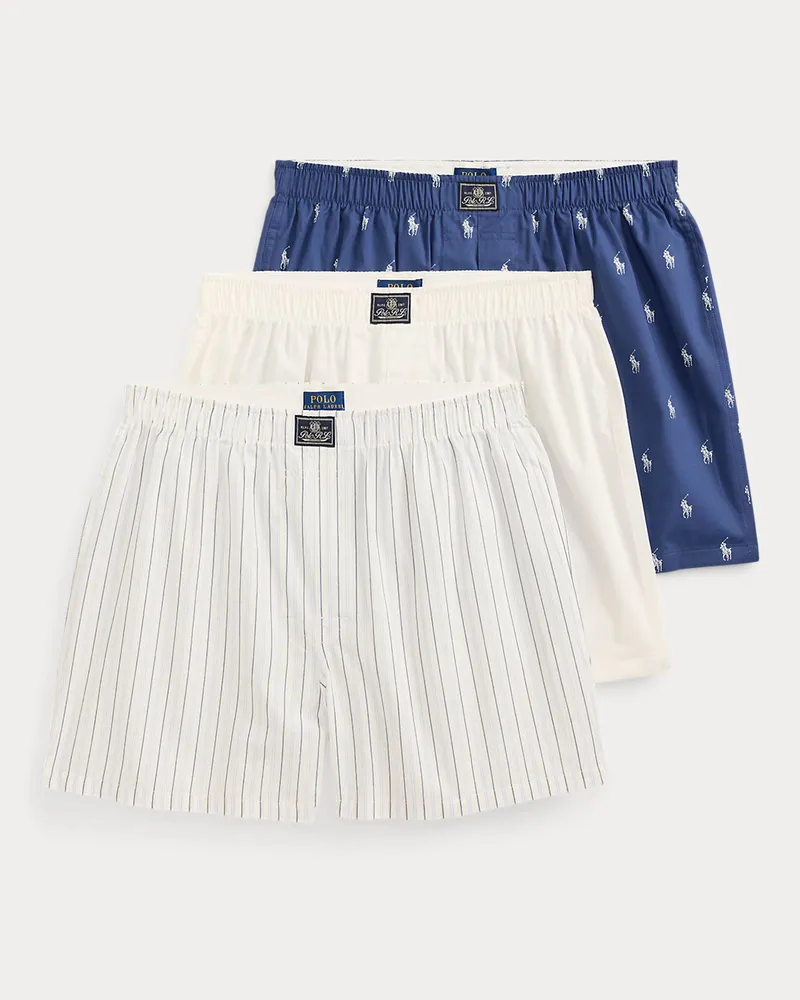 Ralph Lauren 3er-Pack Boxershorts aus Baumwolle Multi