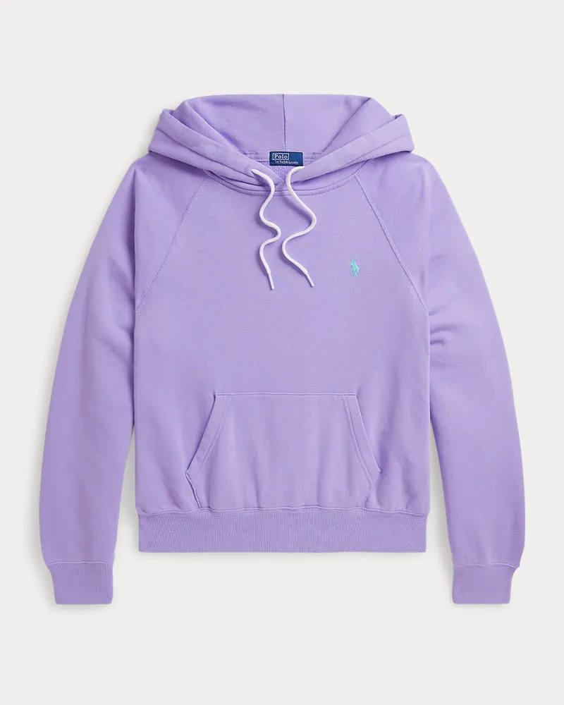 Ralph Lauren Shrunken-Fit Kapuzenpullover aus Fleece Purple