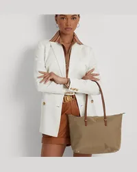 Ralph Lauren Mittelgroße Nylon-Tragetasche Keaton Brown