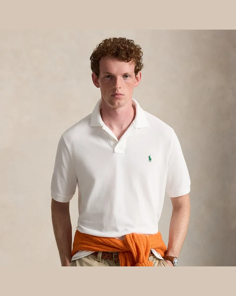 Ralph Lauren Classic-Fit Poloshirt aus Piqué White
