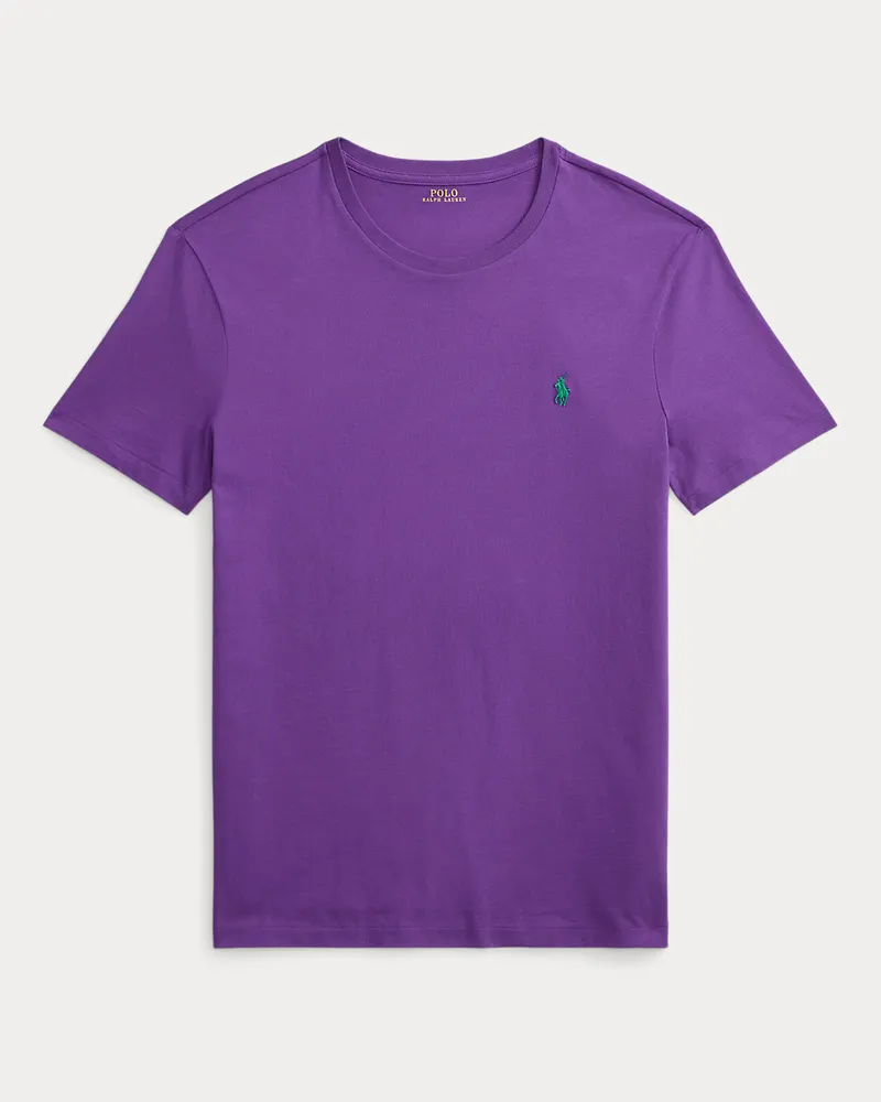Ralph Lauren Custom-Slim-Fit Jersey-T-Shirt Purple