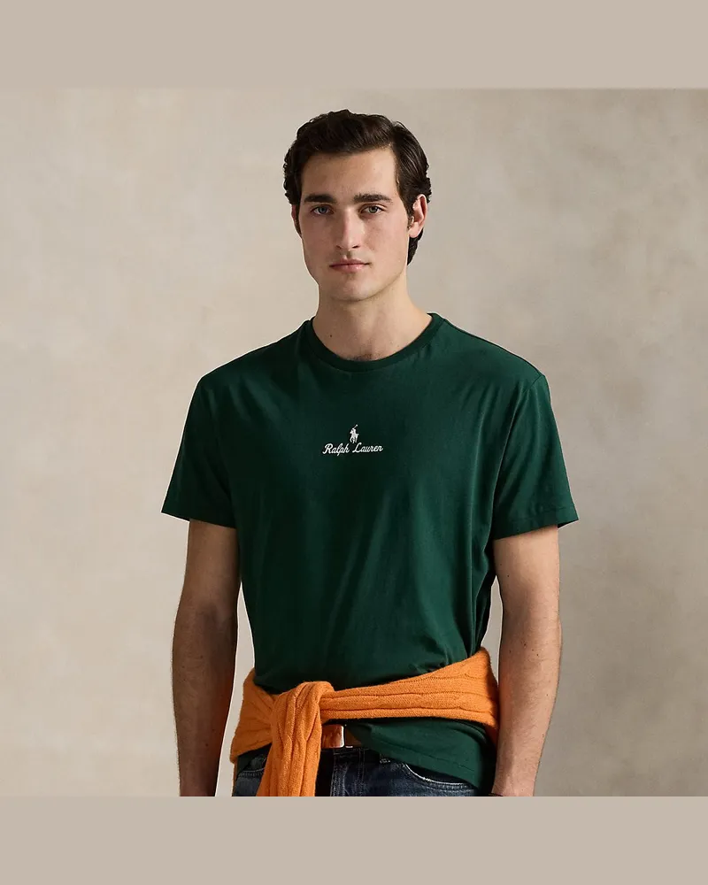 Ralph Lauren Classic-Fit Jersey-T-Shirt mit Logo Green