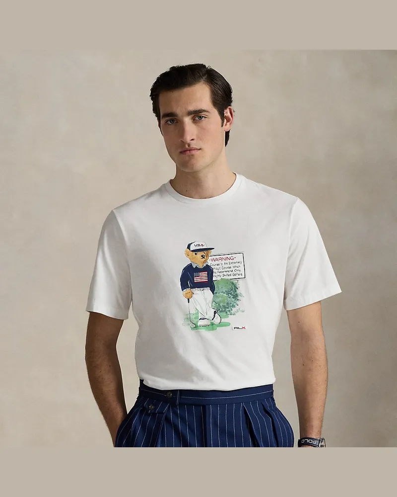 Ralph Lauren T-Shirt U.S. Ryder Cup mit Polo Bear White