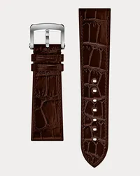 Ralph Lauren Uhrenarmband aus Alligatorleder Brown