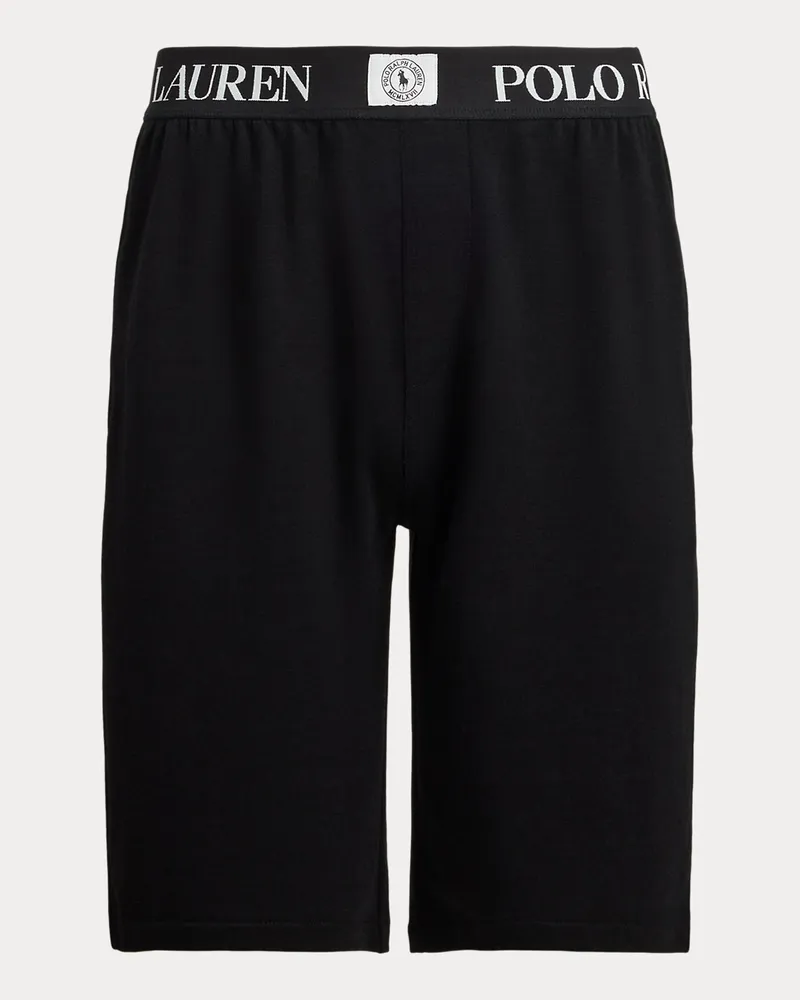 Ralph Lauren Slim-Fit Schlafshorts aus French-Terry Black