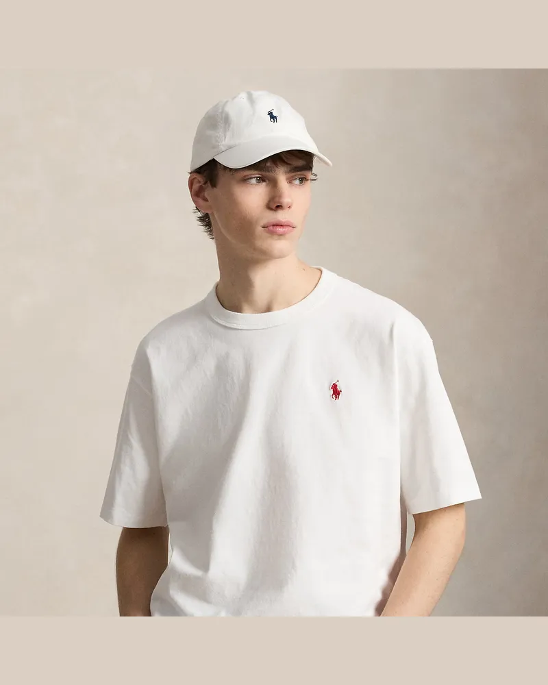 Ralph Lauren Relaxed-Fit T-Shirt aus Jersey White