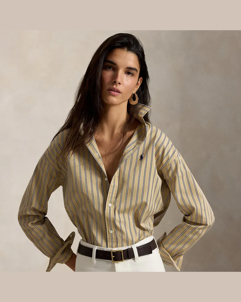 Ralph Lauren Relaxed-Fit Baumwollhemd mit Streifen Multi