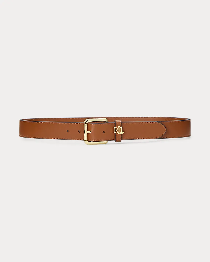 Ralph Lauren Ledergürtel mit Logoschlaufe Brown