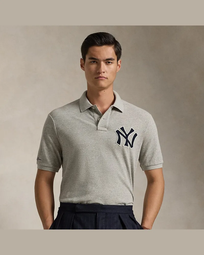 Ralph Lauren Poloshirt Polo  Ralph Lauren Lauren Yankees Grey