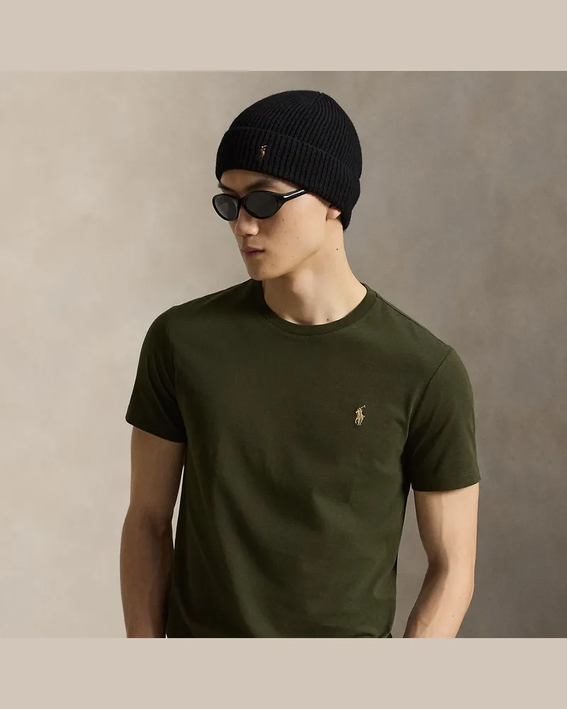 Ralph Lauren Custom-Slim-Fit Jersey-T-Shirt Green