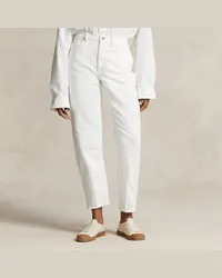 Ralph Lauren Geschwungene, konisch zulaufende Jeans White