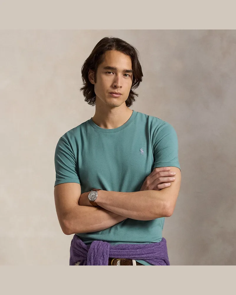Ralph Lauren Custom-Slim-Fit Jersey-T-Shirt Green