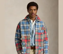 Flanell-Hemdjacke mit Patchwork-Karo