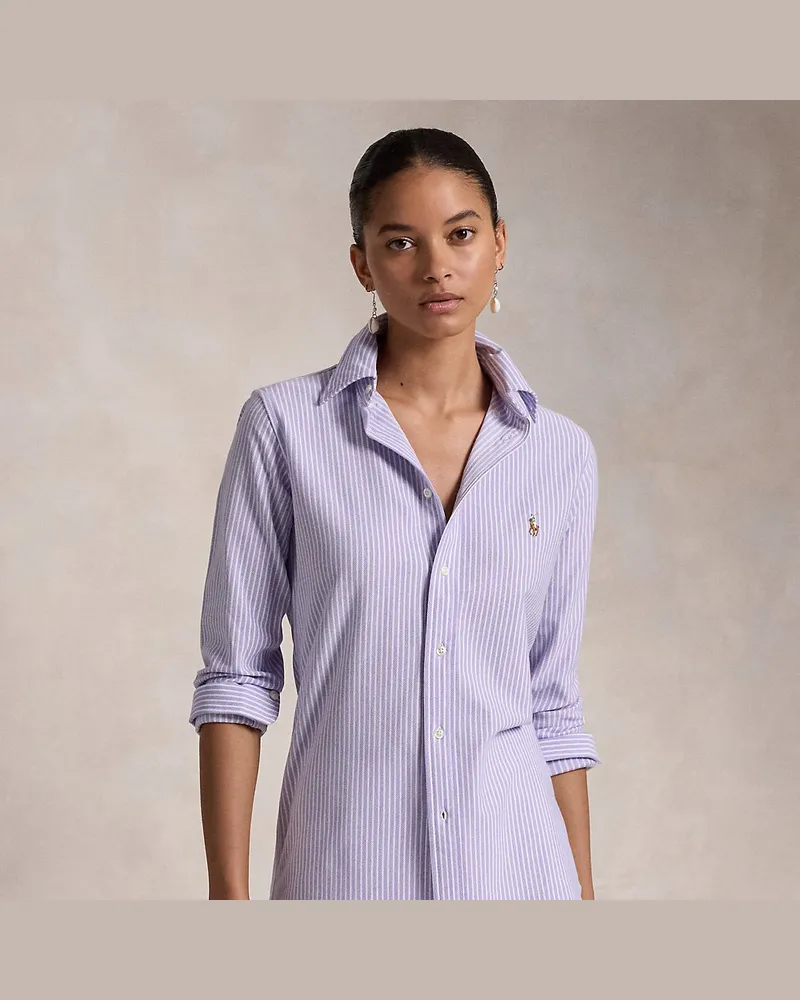 Ralph Lauren Gestreiftes Hemd aus Baumwolloxford Multi