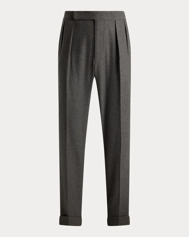 Ralph Lauren Handgeschneiderte Flanellhose Gregory Grey