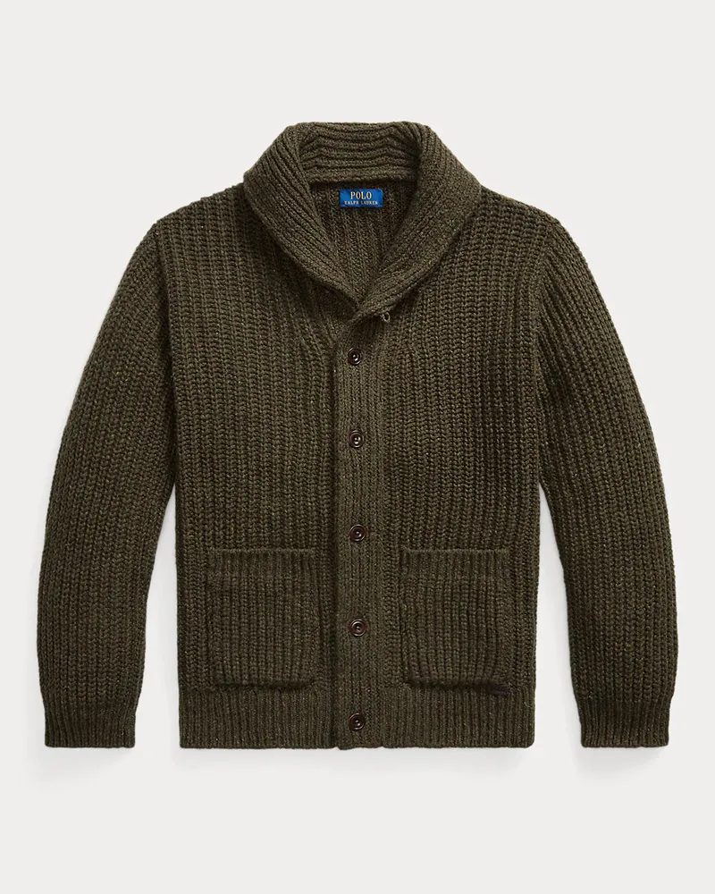 Ralph Lauren Cardigan mit Schalkragen Green