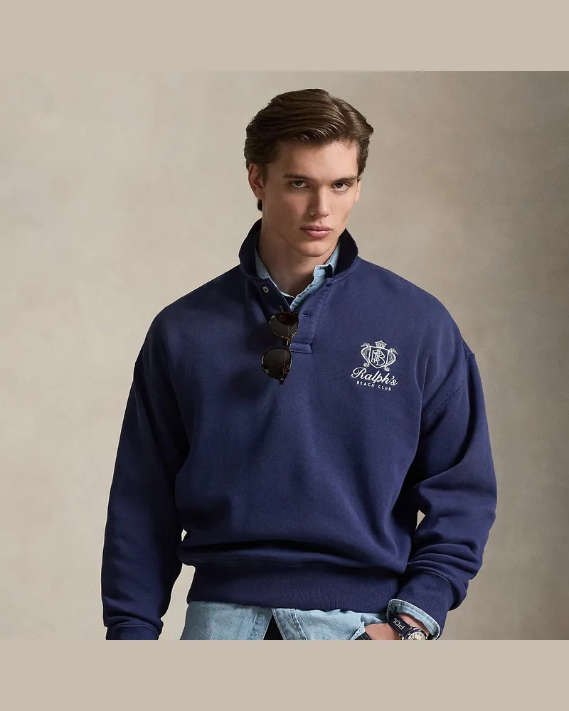 Ralph Lauren Relaxed-Fit Fleece-Sweatshirt mit Grafik Blue