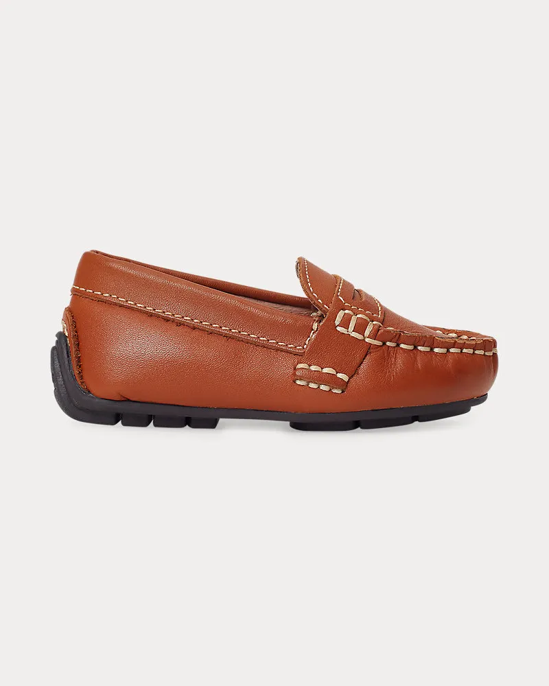 Ralph Lauren Pennyloafer Telly aus Leder Brown