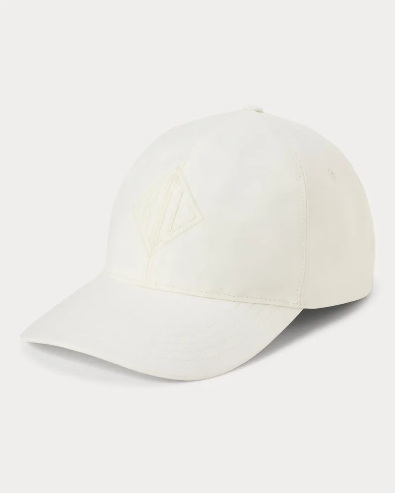 Ralph Lauren Baseballkappe mit Monogramm White