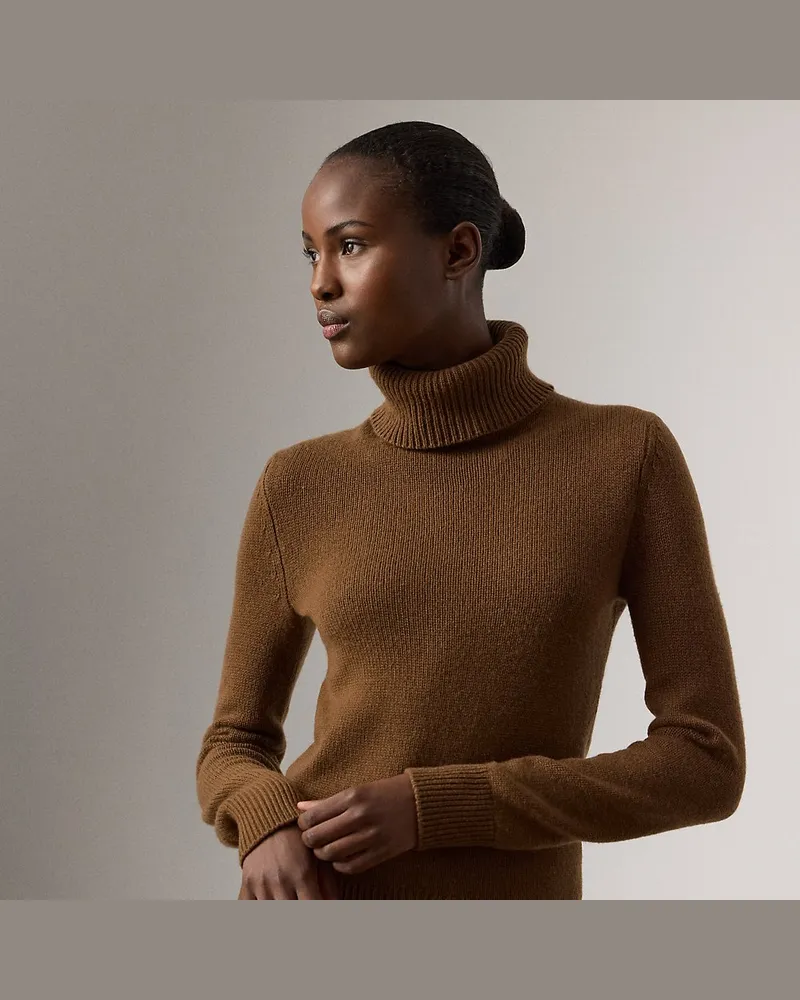 Ralph Lauren Rollkragenpullover aus Kaschmir Brown