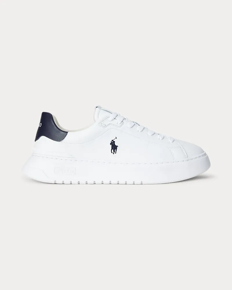 Ralph Lauren Sneaker RLite Court aus Walkleder White