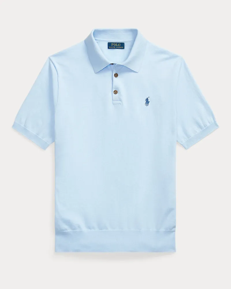 Ralph Lauren Polo-Pullover aus Baumwolle Blue