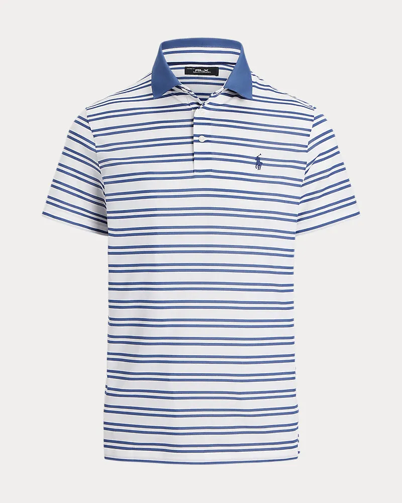 Ralph Lauren Tailored-Fit Performance-Poloshirt Blue