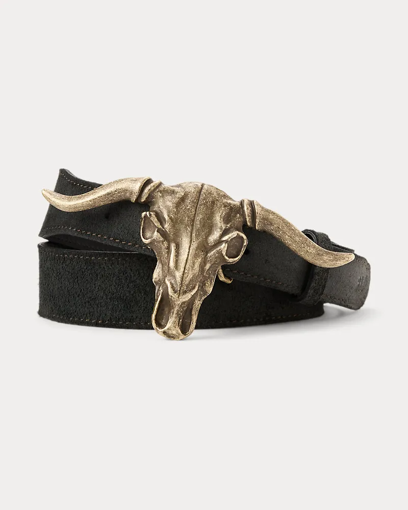 Ralph Lauren Wildledergürtel in limitierter Auflage White