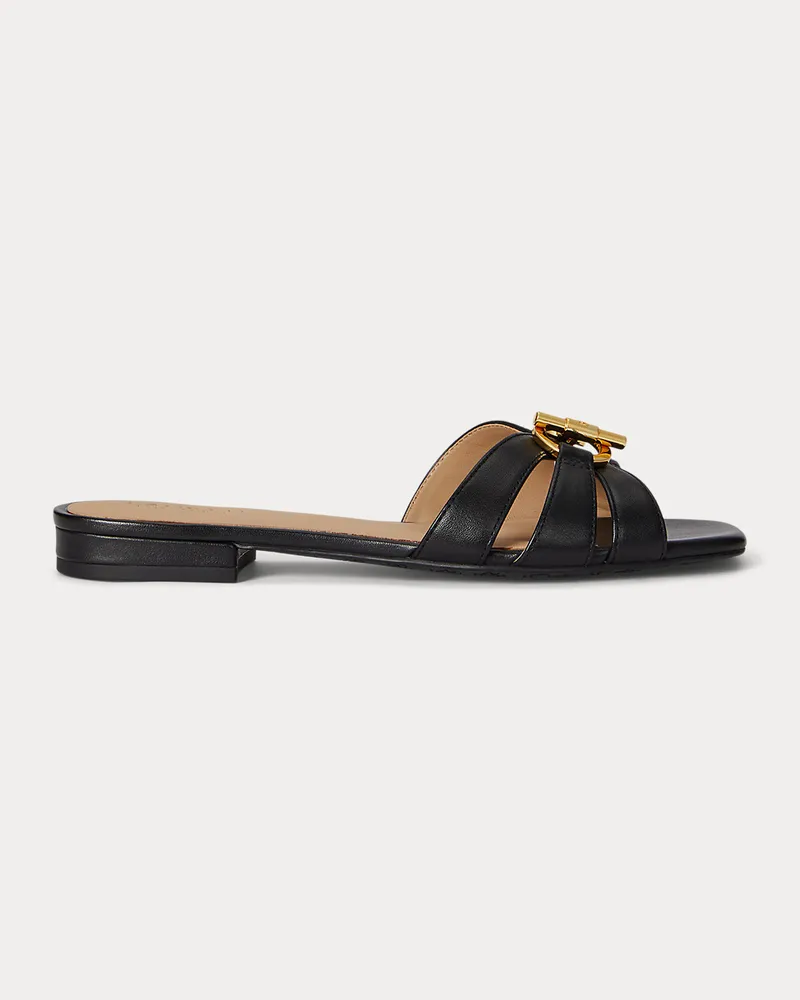 Ralph Lauren Sandale Blaike aus Nappaleder Black