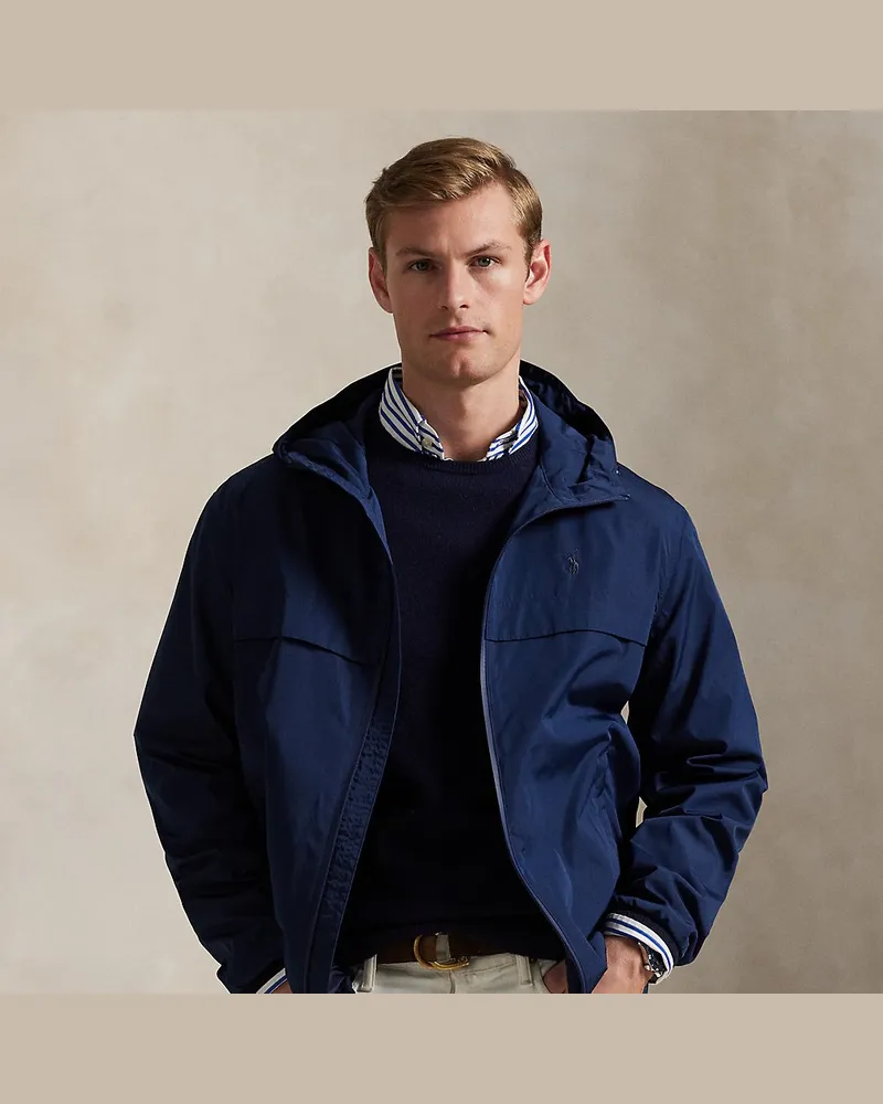 Ralph Lauren Leichte Kapuzenjacke Blue