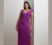 Plus Größen - Schulterfreies Abendkleid aus Jersey