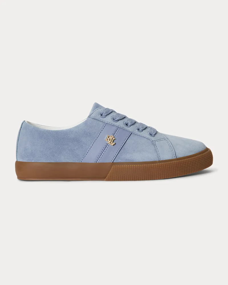 Ralph Lauren Wildleder-Nappaleder-Sneaker Janson II Blue