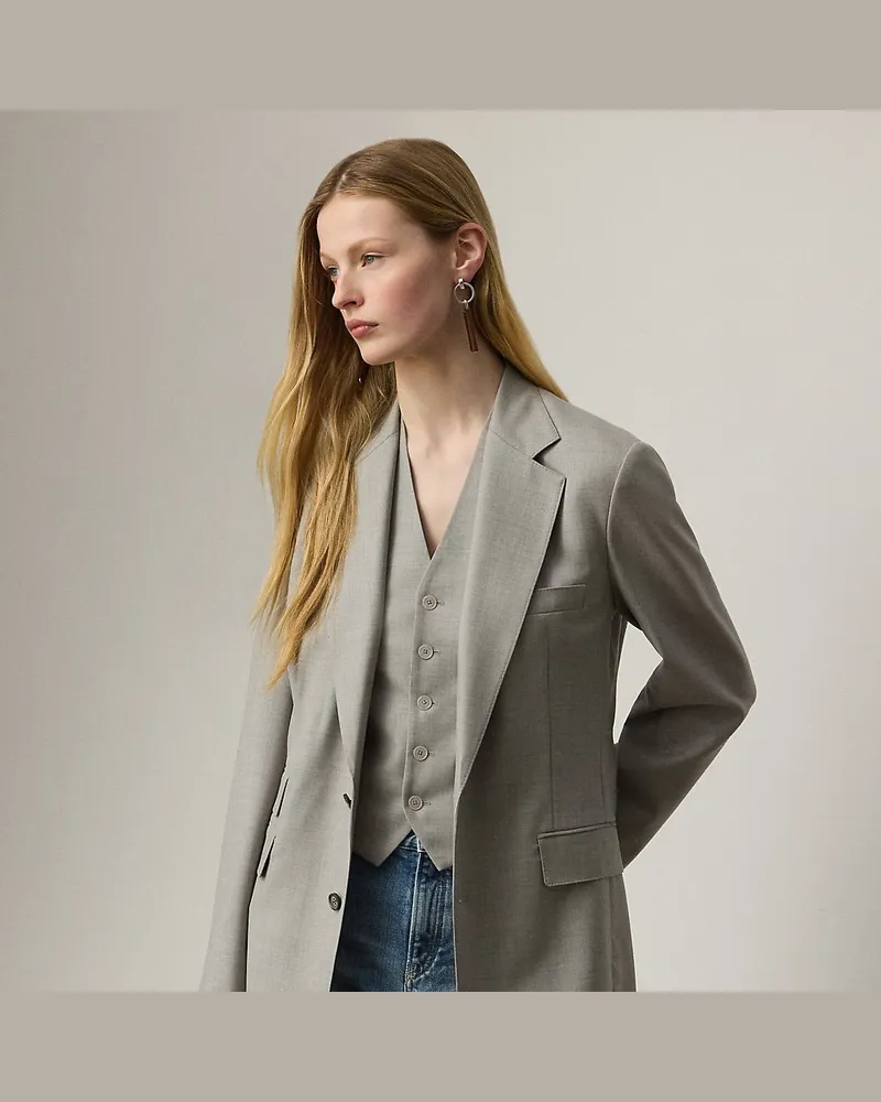 Ralph Lauren Jacke Russell aus Wolle Grey