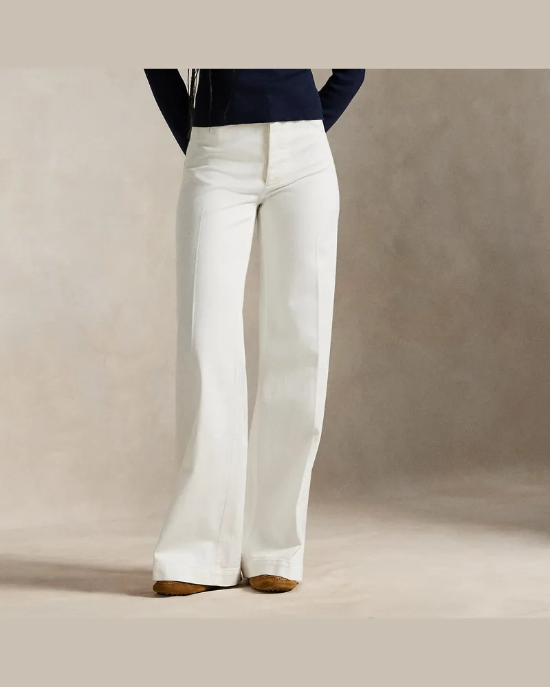 Ralph Lauren Hose Beaton aus Stretch-Baumwolle White