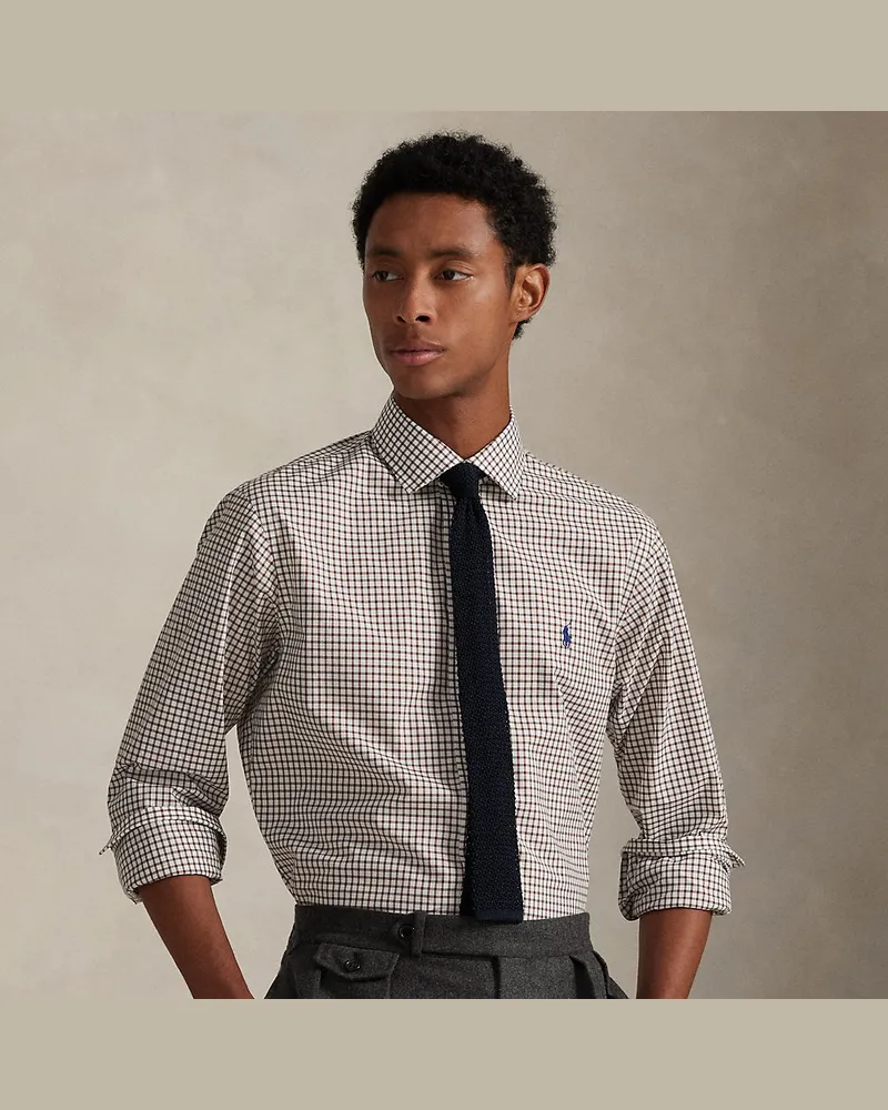 Ralph Lauren Kariertes Custom-Fit Hemd aus Popeline Multi