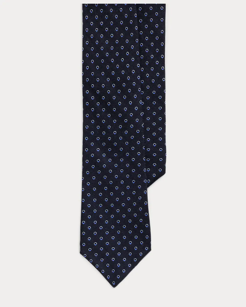 Ralph Lauren Adrette Kaschmir-Seiden-Krawatte Blue