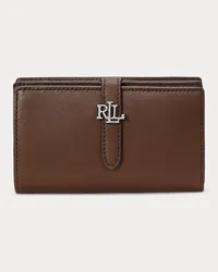 Ralph Lauren Lederbrieftasche mit Logo Brown