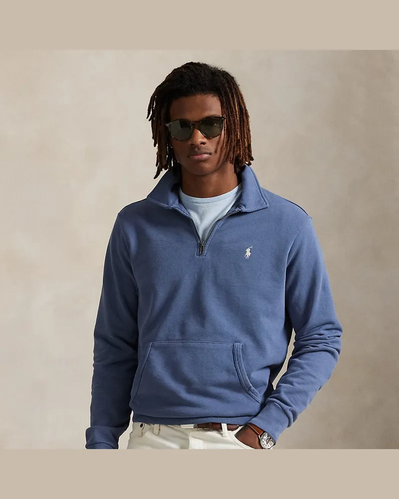 Ralph Lauren Sweatshirt aus Loopback-Fleece Blue
