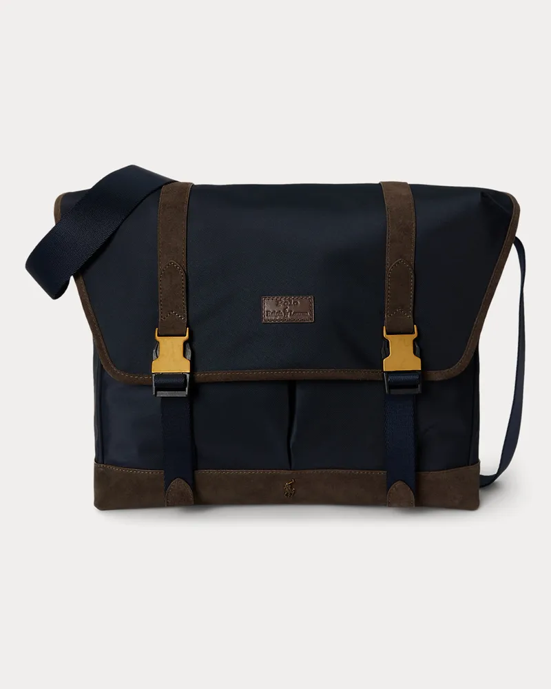 Ralph Lauren Umhängetasche mit Wildlederbesatz Multi