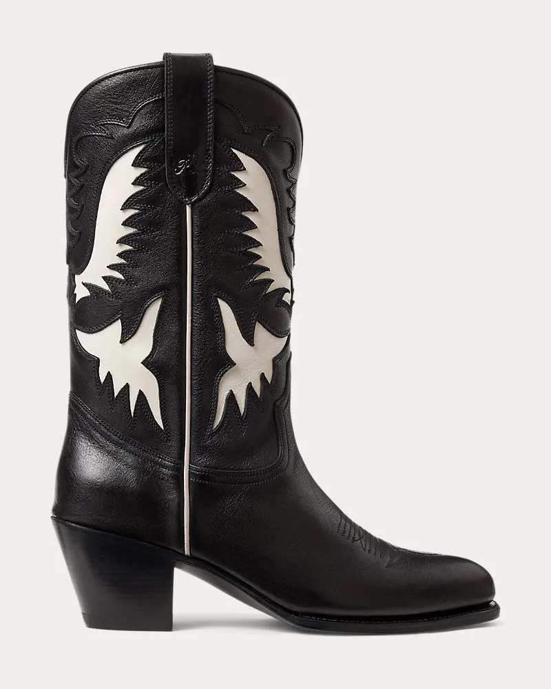 Ralph Lauren Cowboystiefel aus Leder Multi