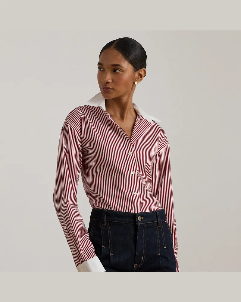 Ralph Lauren Hemd aus merzerisiertem Baumwollstoff Multi