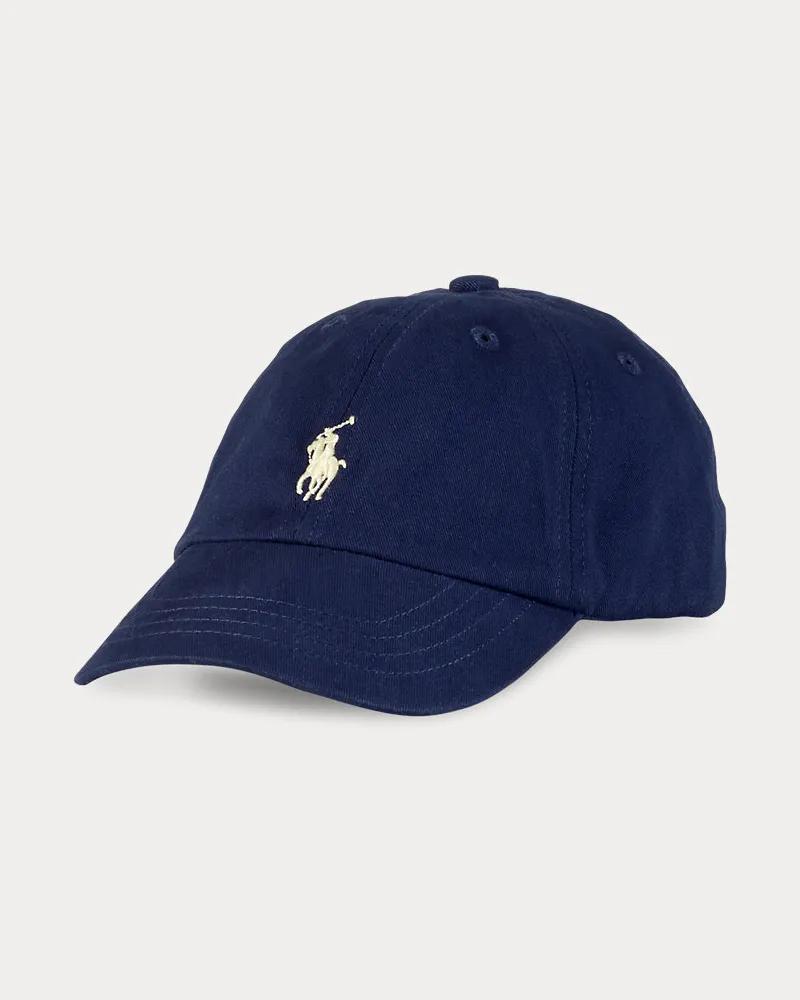 Ralph Lauren Baseballkappe aus Baumwollchino Blue