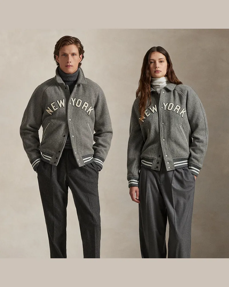 Ralph Lauren Jacke Polo  Ralph Lauren Lauren Yankees Grey
