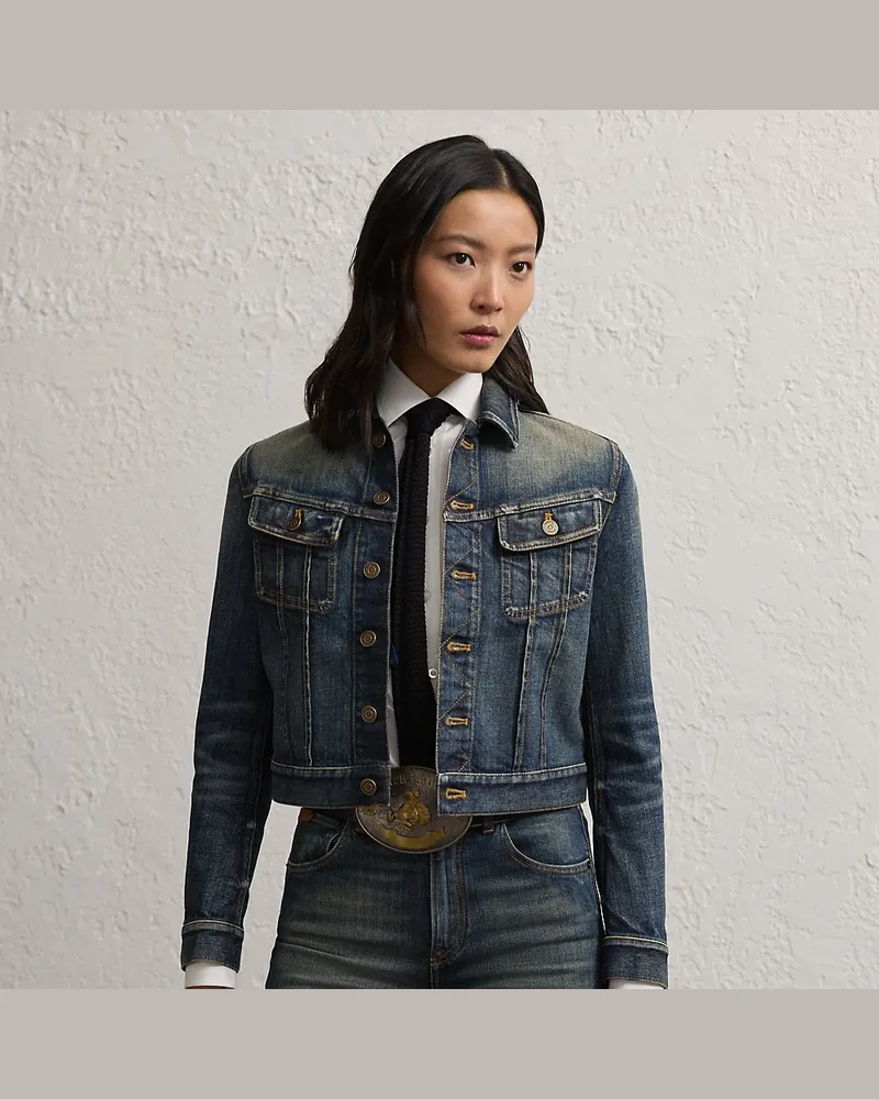 Ralph Lauren Truckerjacke Rigby aus Denim Blue