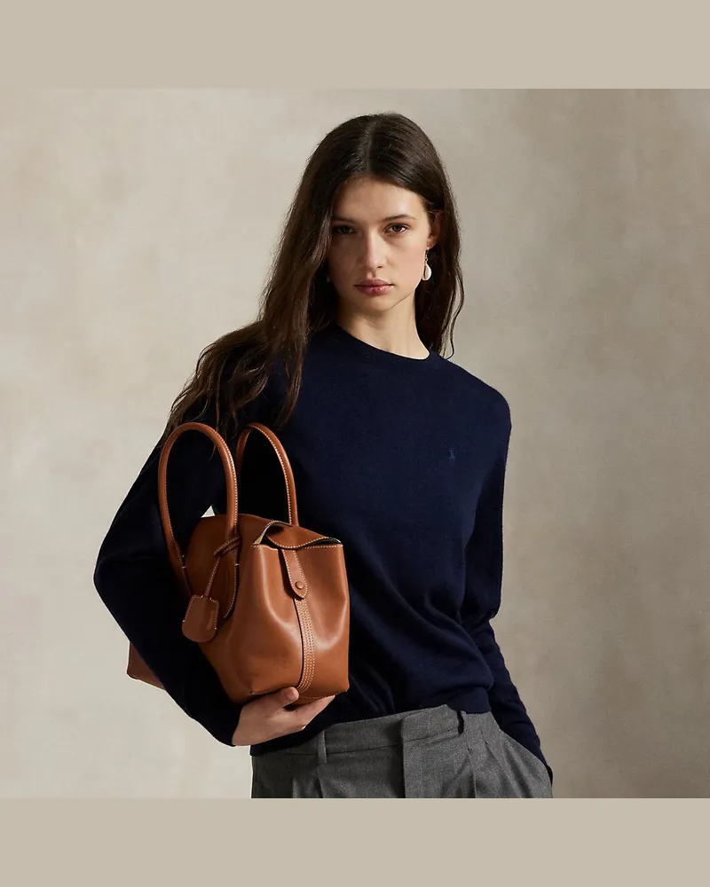 Ralph Lauren Wollpullover mit Rundhalsausschnitt Blue
