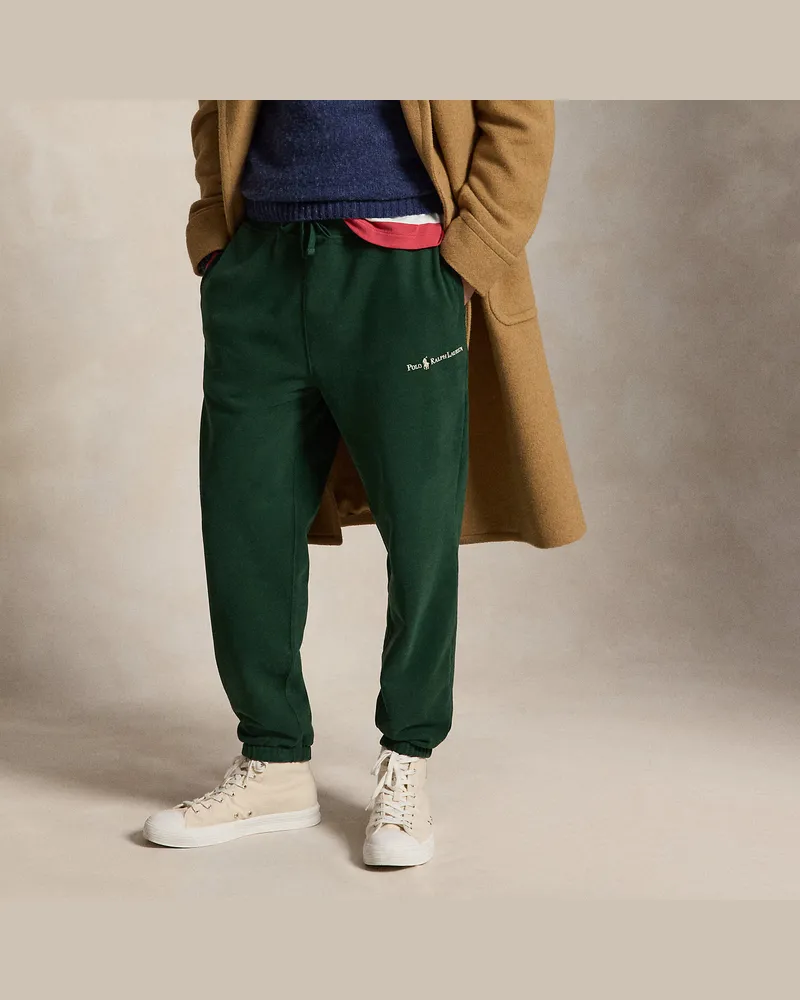 Ralph Lauren Relaxed-Fit Fleece-Jogginghose mit Logo Green