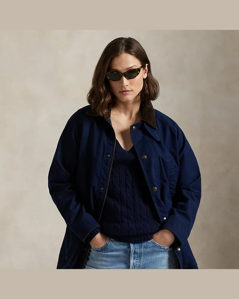Ralph Lauren Utility-Jacke aus Baumwolle Blue